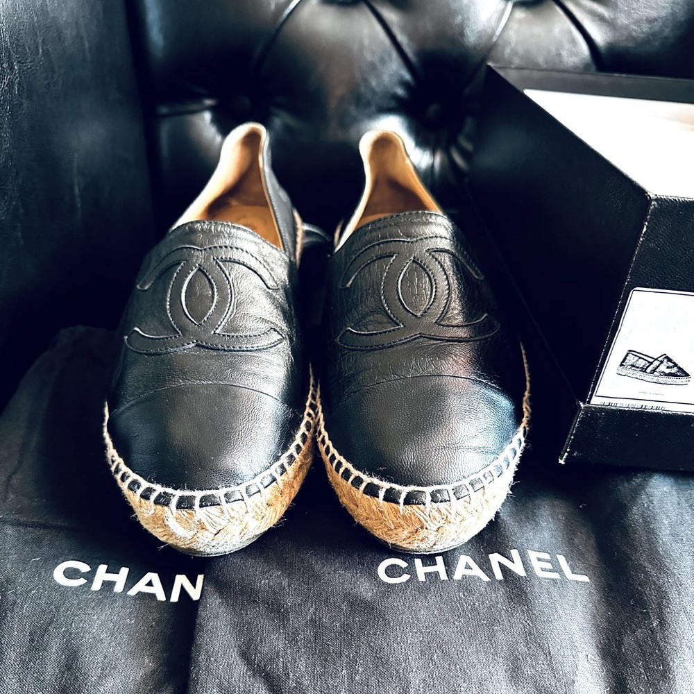 Chanel Espadrilles,size 38 European.
